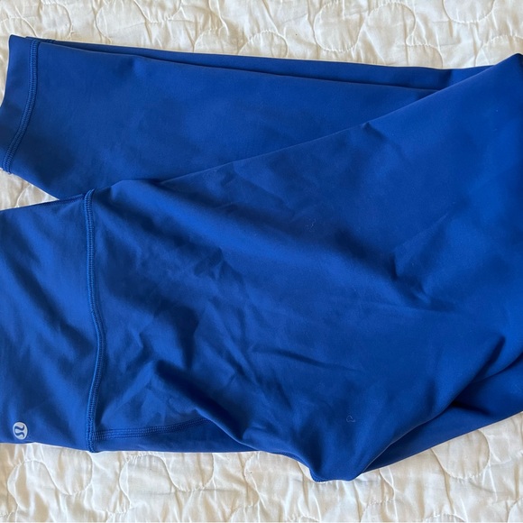 Lululemon Wunder Under leggings size 8 blue Nile - Picture 5 of 6